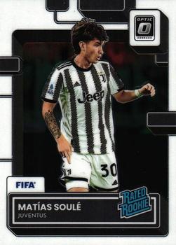 Matias Soule Juventus FC Panini Donruss Soccer 2022/23 Optic Rated Rookies #197